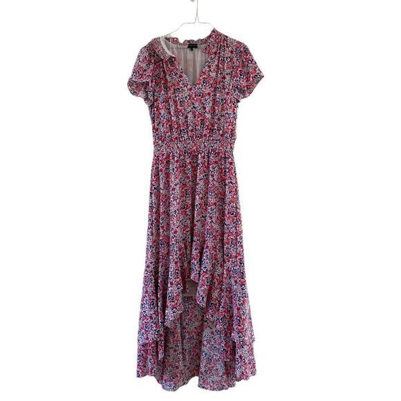 1. State Poetic Punch Retro Pink Floral Dress Size Medium NWT - Picture 1 of 6
